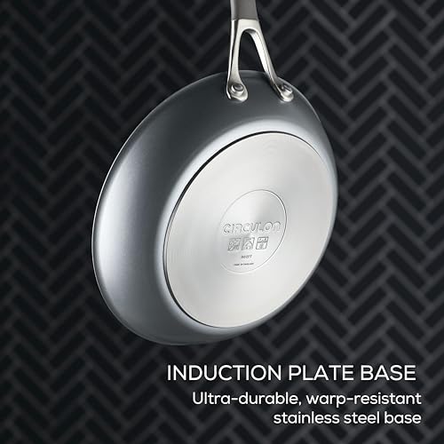 Circulon A1 Series with ScratchDefense Technology Nonstick Induction Frying Pans/Skillet Set, 8.5 Inch and 10 Inch - Graphite, Skillet Set (8.5\" & 10\")