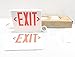 HUBBELL HCXURW-03L Dual LITE Emergency EXIT Sign 120/277V-AC D625817