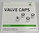 Skoda 000071215C Ventilkappen Set mit Logo Original Kappen Ventile Reifen