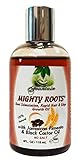 Fountain Mighty Roots Organic Edge Growth Treatment With Jamaican Black Castor Pimento Oil With Satin Cap For 3 Times The Growth 4 Fl Oz