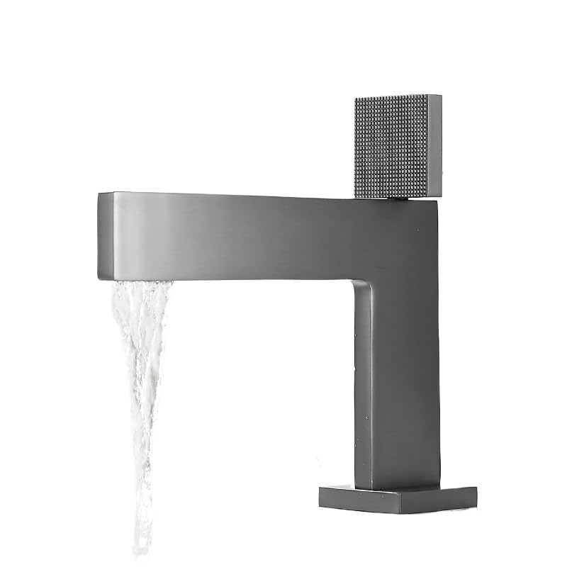 Robinet monotrou pour lavabo et évier avec mitigeur eau chaude et froide