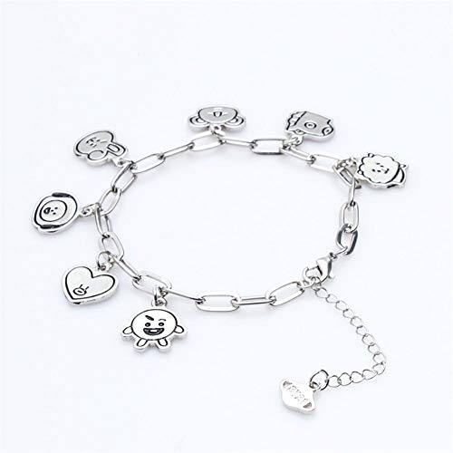 Mshion Charm Bracelet Women's Stainless Steel Bracelets Pendant Link Jewelry #TOP1
