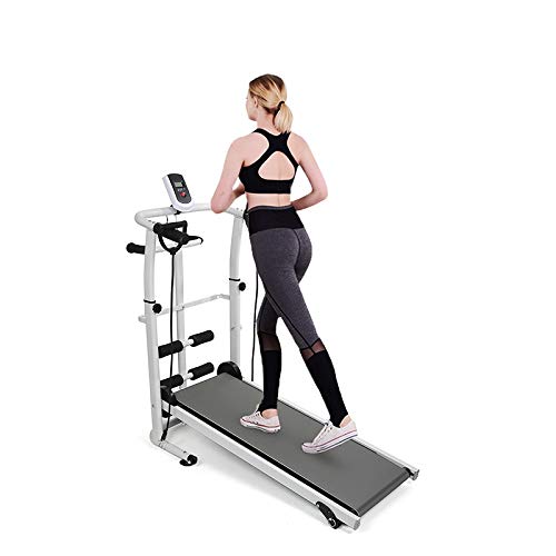 Image of Indoor Treadmill Folding Running Training Twisting Machine Sit-ups Multi-Function Fitness Equipment Treadmill with Belt