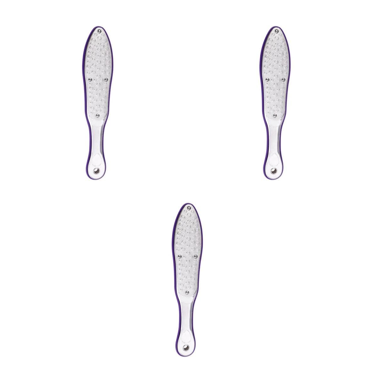 Healvian 3pezzi Raspa Per Piedi Inossidabile Strumento Professionale Per La Dei Piedi Rimuove Calli e Morta Design Compatto Per Uso Facile e Veloce e Lisci