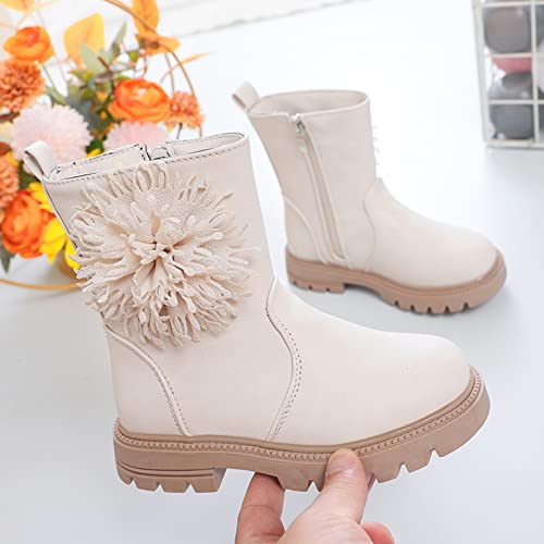 Children Shoes Scrub Boots Shoes Leather Short Boots Non Slip Breathable Nude Boots Kids Mid Calf Boots2
