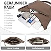 VIMUTI Halbmond Umhängetasche Damen | Wasserabweisende Nylon Crossbody Bag Damen | Moon Bag mit Verstellbarem Schultergurt | Schultertasche für Arbeit, Reisen, Alltag & Festival (Kaffee) #3