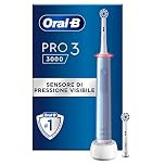 Oral-B Spazzolino Elettrico Ricaricabile Pro Series 3 Blu, 2 Testine di Ricambio. 1 Spazzolino