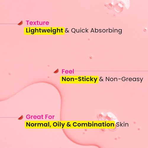 Image of Dot & Key Watermelon 10% Glycolic Serum for Face Glowing, With Kojic, Hyaluronic, Exfoliating | Targets Pigmentation & Dark Spots | Targets Dullness, Uneven Texture, Sebum & Excess Oil | Serum For Oily & Normal Skin | 30ml