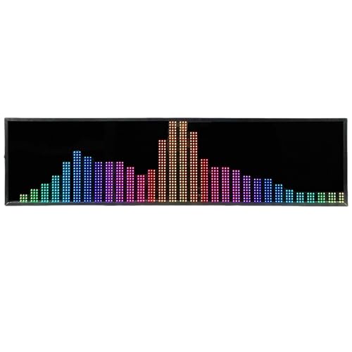 Analizador de espectro musical para estudio de audio con pantalla de ritmo RGB 2