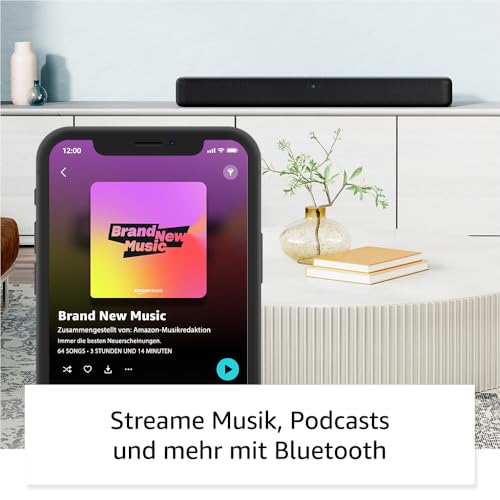 Wir stellen vor: Amazon Fire TV Soundbar, 2.0-Lautsprecher mit DTS Virtual:X und Dolby Audio sowie Bluetooth-Unterstützung – Bild 6