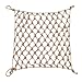 FNUQCOA Garden Hemp Rope Net Child Safety Net Protective Stair Fencing Mesh an-ti Net Ceiling Net Home Decoration Net(2Mx3M,Dia 4MM Mesh 6x6CM)