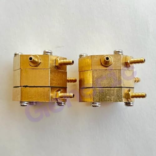 Image of Dental Hexagonal Water & Air Control Valve for Dental Chair - 5mm Nipple Dual Flow Dental Chair Valve | Water Air Retractive Hexagonal Valve | Dental Unit Replacement Spare Part (Pack of 1)