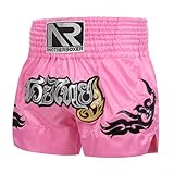 Jotekonoby Unisex Fitness Muay für Erwachsene Shorts Thai Training Trunks Boxen Shorts für Mma (L)