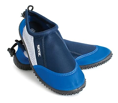 Seac Reef, buty do wody dla dorosłych i dzieci, szybkoschnące, buty na basen i plażę, Niebieski, 45 EU