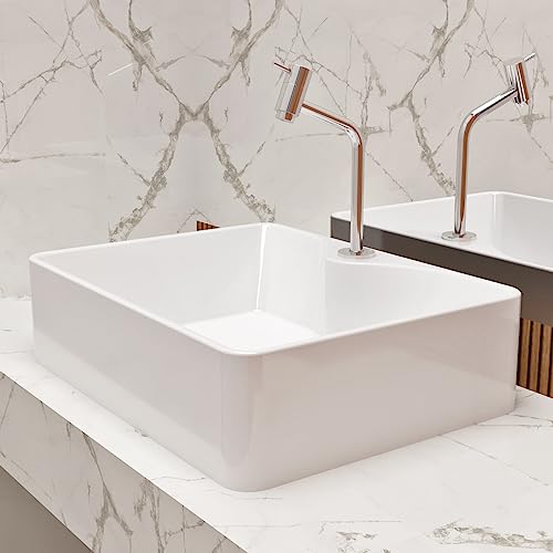 Cuba Para Banheiro Apoio Lavabo Pia Retangular 47x36cm Diamante Beltempo