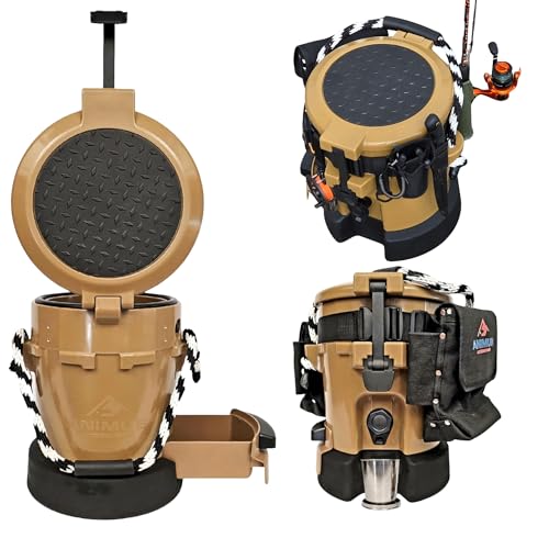 Animus Cooler- Built in Organization Bucket Cooler for Lunch, Water and Gear. Ideal for Mining, Construction, Fishing & Outdoors. Durable & Insulated