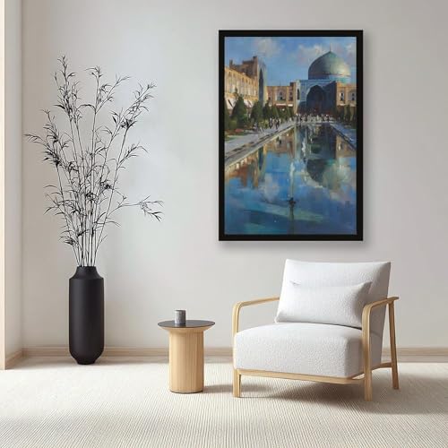 Mosquée persane Ispahan Iran décoration murale salon bureau toile 20x30