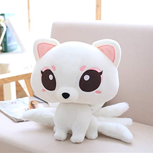 zcm Juguete de Peluche 1pc Kawaii 23cm Juguetes De Zorro De Nueve Colas Soft Plush Fox Tree Demon Toytoy Regalos para Niños