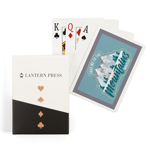 Baraja de 52 cartas tamaño póker Whistler Canadá