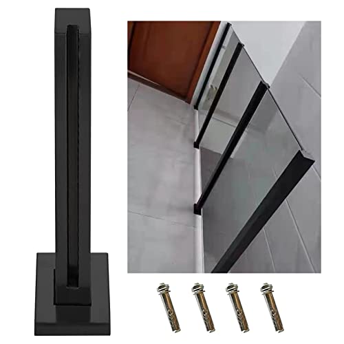 Poste de barandilla de acero inoxidable para porche interior con abrazadera resistente