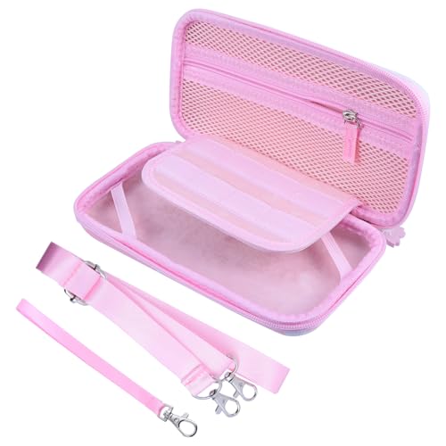 Gogogmee Game Console Carry Case Bag Compatible with Splashproof Wear Resistant Shoulder Strap Double Zipper Design for Travel and Storage