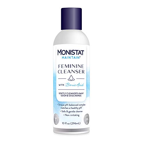 Monistat Maintain Feminine Wash with Boric Acid, Fragrance Free, 10 Fl