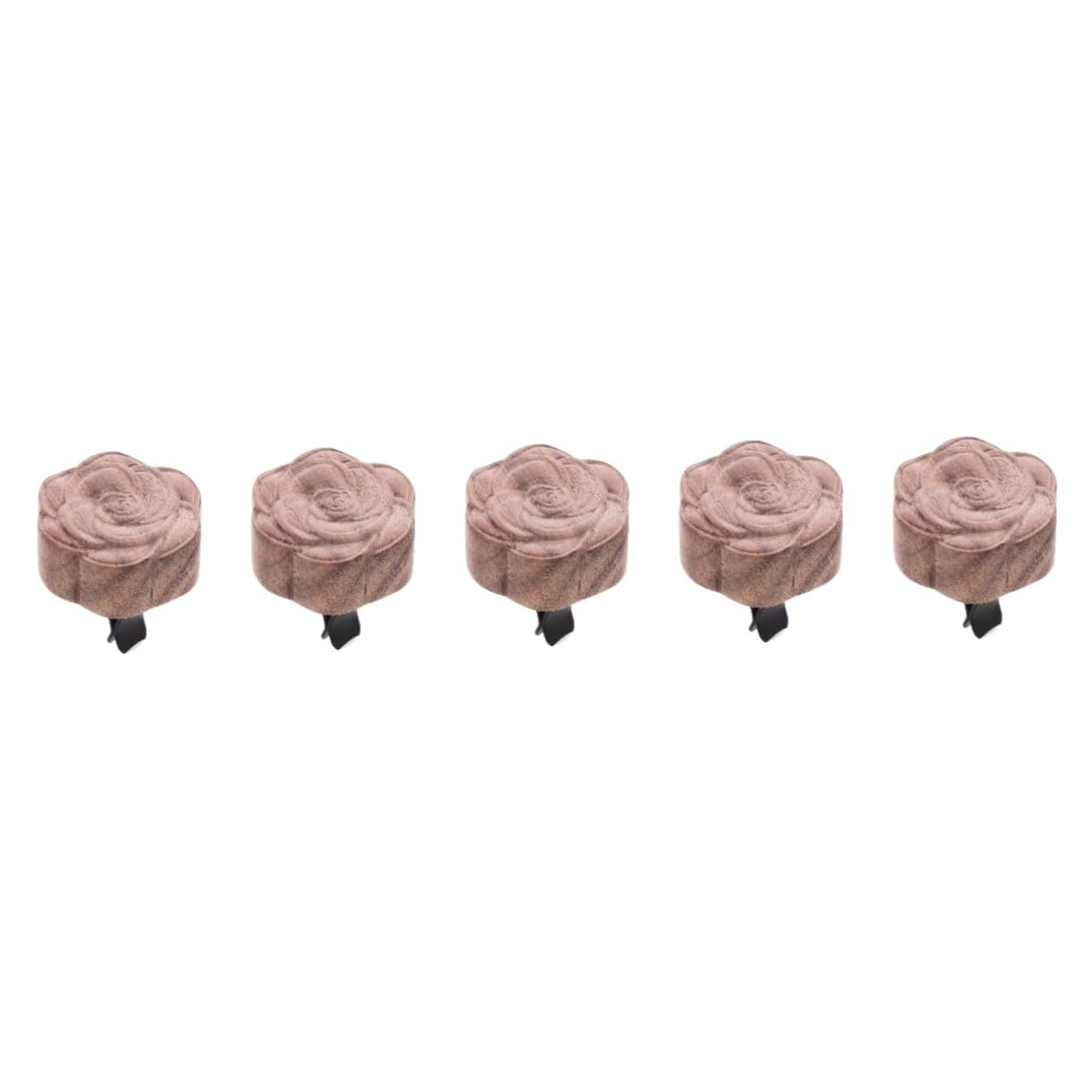 Diffuseur huiles essentielles bois compact et clip arômes voiture bureau x5
