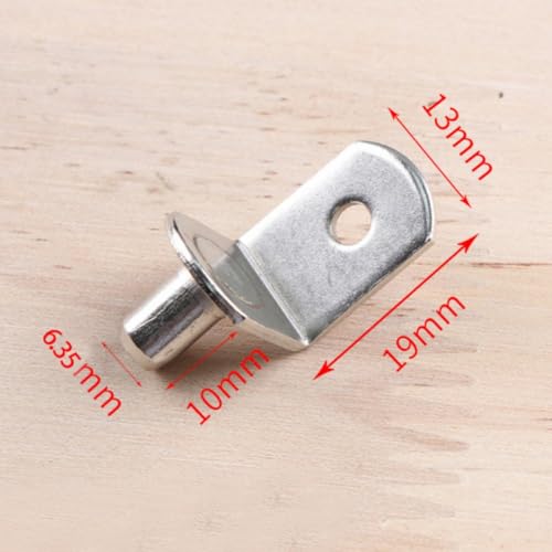 Shelf Support Pegs, HIDOSNG Cabinet Shelf Pegs, 30pcs L Shaped Shelf Support Pegs Shelf Support Pins Cabinet Shelf Pins Shelf Hole Pins Shelf Bracket Pegs for Bookshelf, Wardrobe by HIDOSNG - Used condition - Image 2