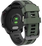 ISABAKE 20mm 22mm Watch Strap för Garmin Vivoactive, Samsung Galaxy Watch, Silikon Quick Release ...