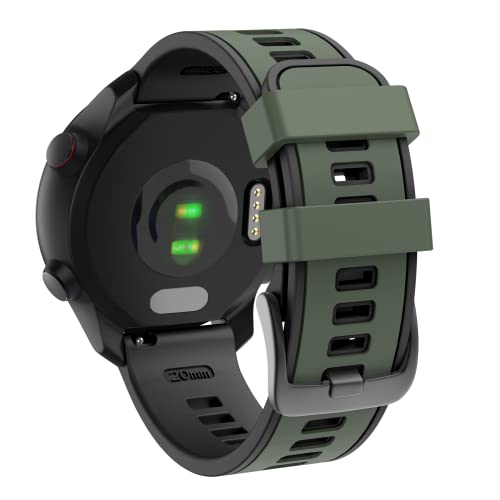 Bracelet de sport 20mm en silicone souple pour vos séances Garmin et Samsung