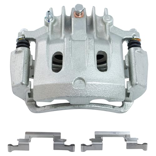 Image of TRQ Brake Pad & Rotor Kit Slotted X Drilled Performance Ceramic Compatible with 2000 Ford Excursion F-350 Super Duty
