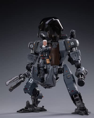 Rayge3Lov 1/18 Action Figures North Mecha Armor Anime Figure,Comes With A Mech Pilot, Mechina Jaegers,Collection Modern Military Model Dark Source & Battle For The Stars-Urban Warfare Mechine Toys #TOP1