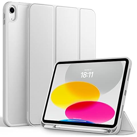 CACOE Funda Transparente para iPad 10.ª Generación con Portalápices Cover