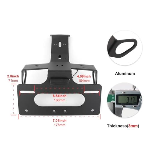 Support de plaque Tracer 9 ajustement parfait et fixation stable sur votre moto GT - 3