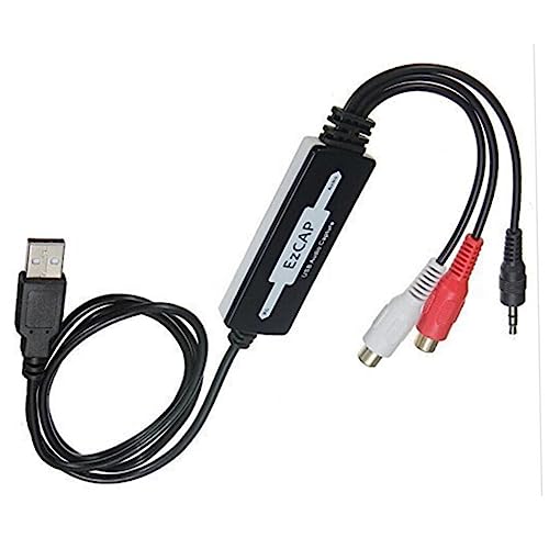 OUNONA Audio Acquisition Card Cassette Tape Audio Adapter Record Convert to Digital Formats