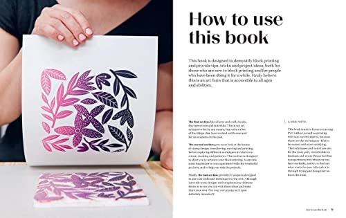 Modern Block Printing: Over 15 Projects Designed To Be Printed By Hand #TOP3