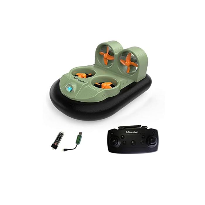 Buy Mirarobot GV160 RC Boat EPP Remote Control Air Boat Amphibious Tiny