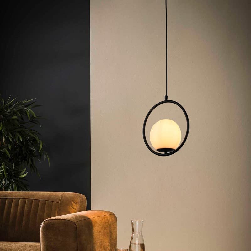 B·LED BARCELONA LED Lampe Suspendue Moderne Dorée - Plafonnier Boule En