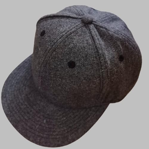 Gorra de béisbol de fieltro de lana invierno unisex miniatura 2