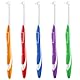 Sufune 5 Stück Tuft Zahnbürste Einbüschelbürste Getuftet Bürste Weich Büschelzahnbürste Kleine Zahnbürste Tuft Toothbrush Zwischenräum Zahnbürste Zahnlücke Bürste für Zahnspange