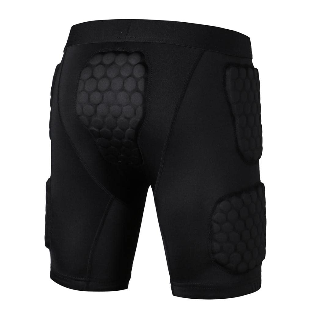 Pantalones Cortos de Compresión Hombre Deportivos Secado Rápido Transpirables con Protección EVA Y Cintura Elástica de Rendimiento Adecuados para