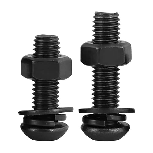 5/10個入り M4 M5 M6 六角穴付きボタンヘッドネジ 12.9グレード ブラック 六角穴付き丸頭ボルトナットキット(70mm,M6 5sets)