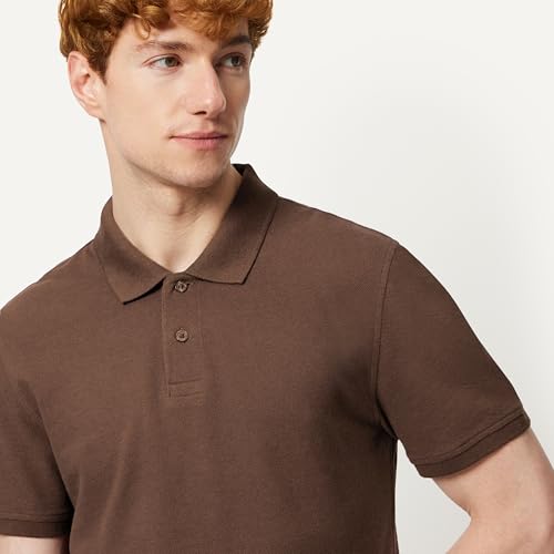 Image of Amazon Essentials Men's Slim-Fit Short-Sleeve Cotton Pique Polo Shirt