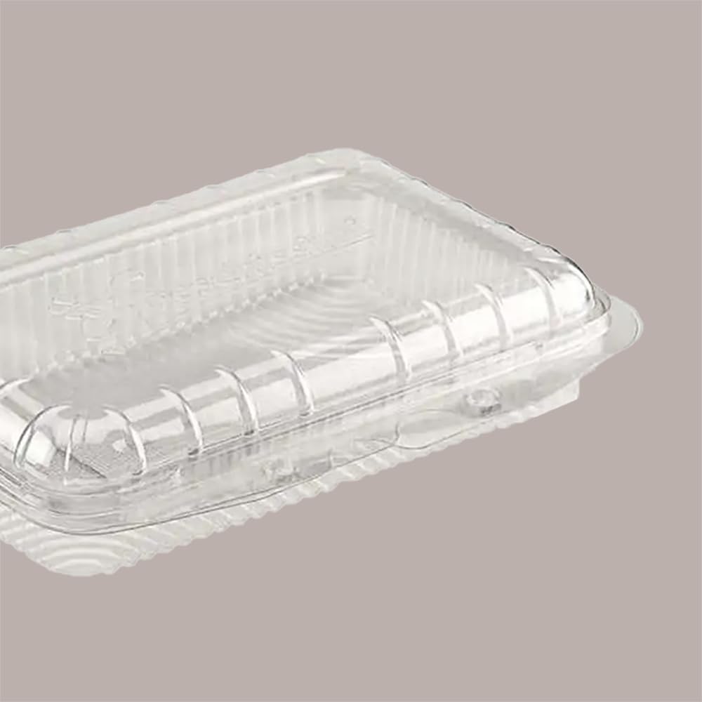 Lucgel Vaschetta con Coperchio PET Rettangolare 700 cc -100 pezzi -
