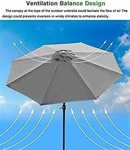Sun Parasol Umbrella Garden 10ft Outdoor Patio Umbrella Adjustment Fabric, Garden Yard Table Umbrella with 8 Ribs good