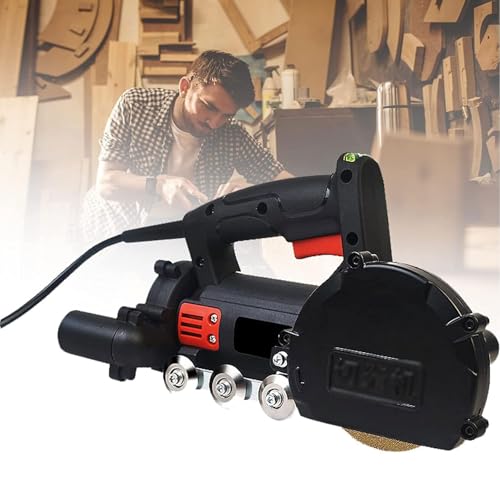 Máquina eléctrica for limpiar juntas de azulejos, limpiador de juntas de azulejos con hoja de sierra de 1,2 mm, herramienta for ranurar grietas y huecos de azulejos a 11000 r/min con recolección