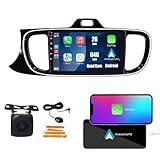 Wostoke Car CarPlay Android Auto Navigation Stereo GPS Radio Reverse Camera Display 9