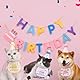 Kunyeah 2-teiliges Haustier-Hut-Schal-Set, niedlich, bestickt, Katze, Bandana, Outfit, Haustier-Schleife, Kegelhut, Katze, Karomuster, Prinzessinnen-Kostüme, Hunde-Lätzchen, Haustier-Partyzubehör,