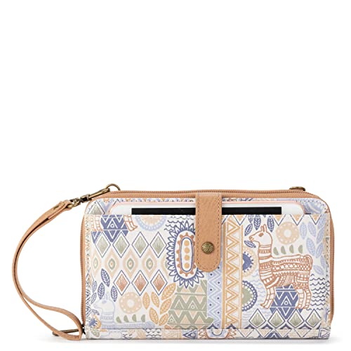 Image of Sakroots Women's In Coated Canvas, Convertible Purse With Detachable Wristlet Strap, Includes Phone & Wallet Pockets