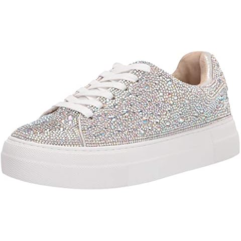 Betsey Johnson Women's Sidny Sneaker, Rhinestone, 7 UK Cover